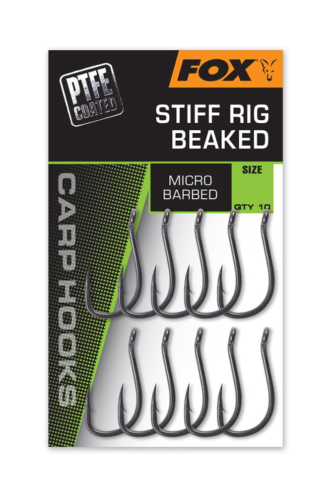 HACZYKI FOX STIFF RIG BEAKED 10 sztuk rozmiar 4