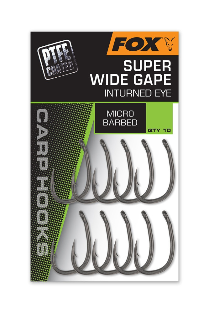 HACZYKI FOX SUPER WIDE GAPE IN-TURNED 10szt roz 6