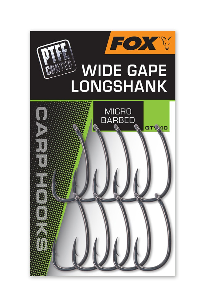 HACZYKI FOX SUPER WIDE GAPE LONG SHANK 10szt roz 8