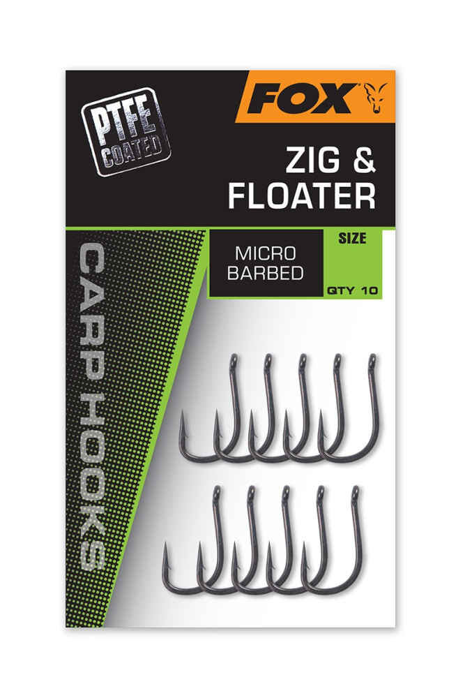 HACZYKI FOX ZIG & FLOATER 10 sztuk rozmiar 10