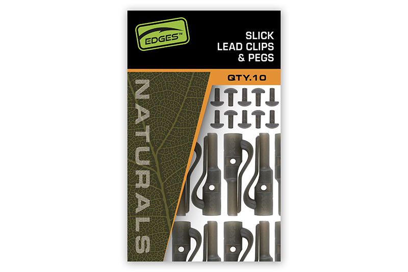 KLIPSY FOX EDGES NATURALS SLIK LEAD CLIP 10szt