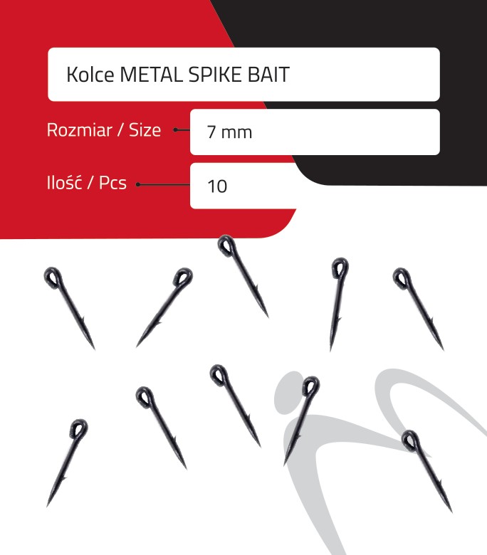 KOLCE IGŁY MATCH PRO METAL SPIKE BAIT 7mm 10 sztuk