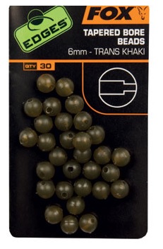 KORALIK FOX TAPERED BORE BEADS 6mm 30szt.