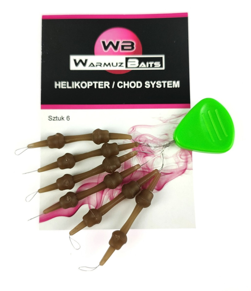 KORALIK HELIKOPTER CHOD SYSTEM 6szt WARMUZ BAITS
