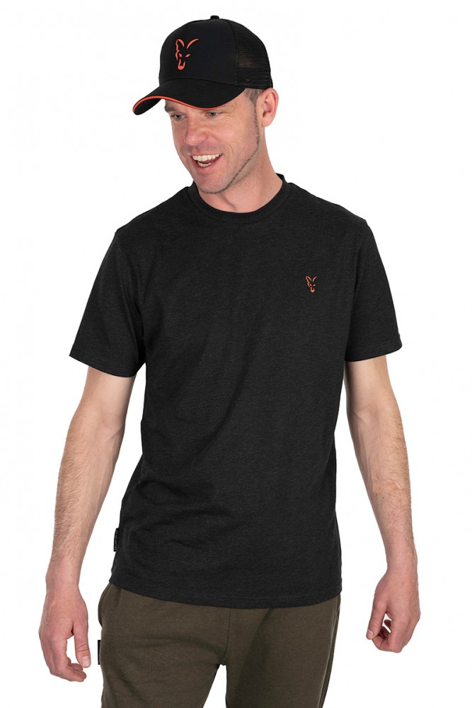 KOSZULKA COLLECTION T BLACK & ORANGE rozmiar L FOX