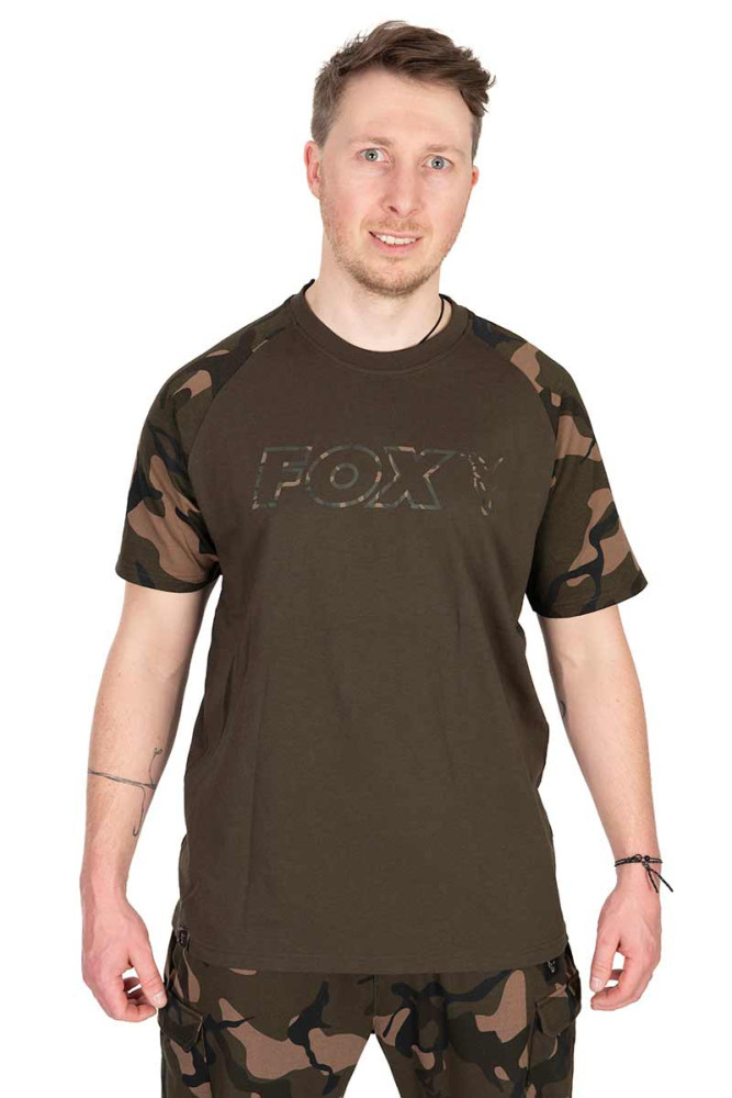 KOSZULKA KHAKI/CAMO OUTLINE T-SHIRT rozmiar M FOX