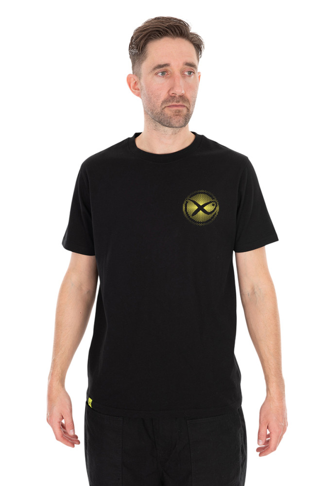 KOSZULKA MATRIX LARGE FADE T-SHIRT BLACK/LIME r. L
