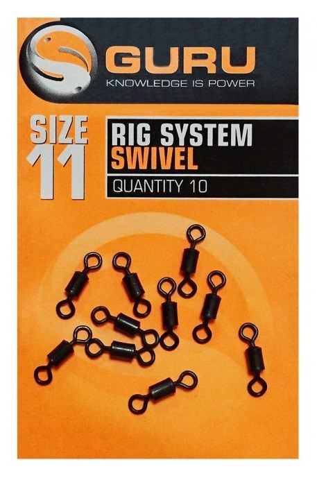 KRTLIKI RIG SYSTEM SWIVELS rozmiar 11 GURU 10szt