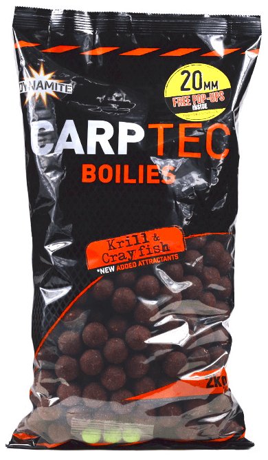KRILL & CRAYFISH CARPTEC DYNAMITE BAITS 20mm 2kg