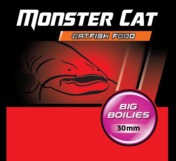 KULKI 30mm 1kg CZARNY HALIBUT MONSTER CAT