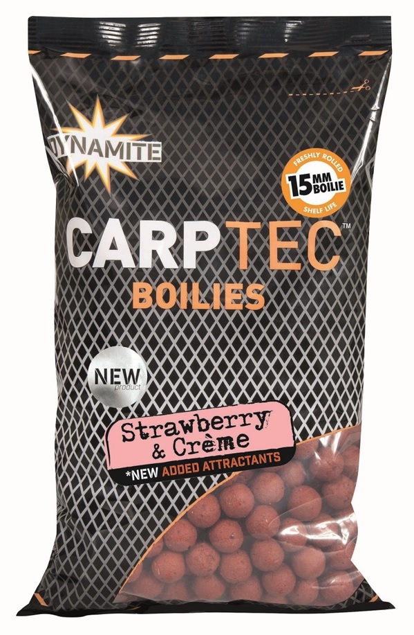 KULKI CARPTEC STRAWBERRY CREME 15mm 900g DYNAMITE