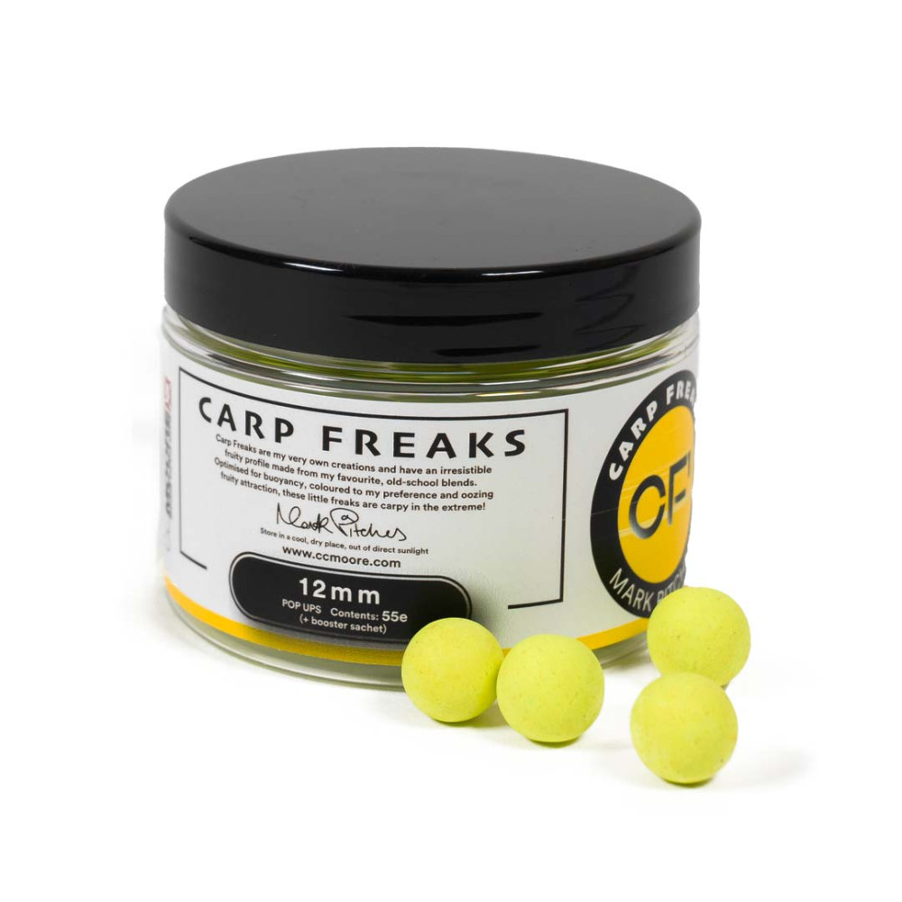 KULKI POP UP CARP FREAKS YELLOW 12mm CC MOORE