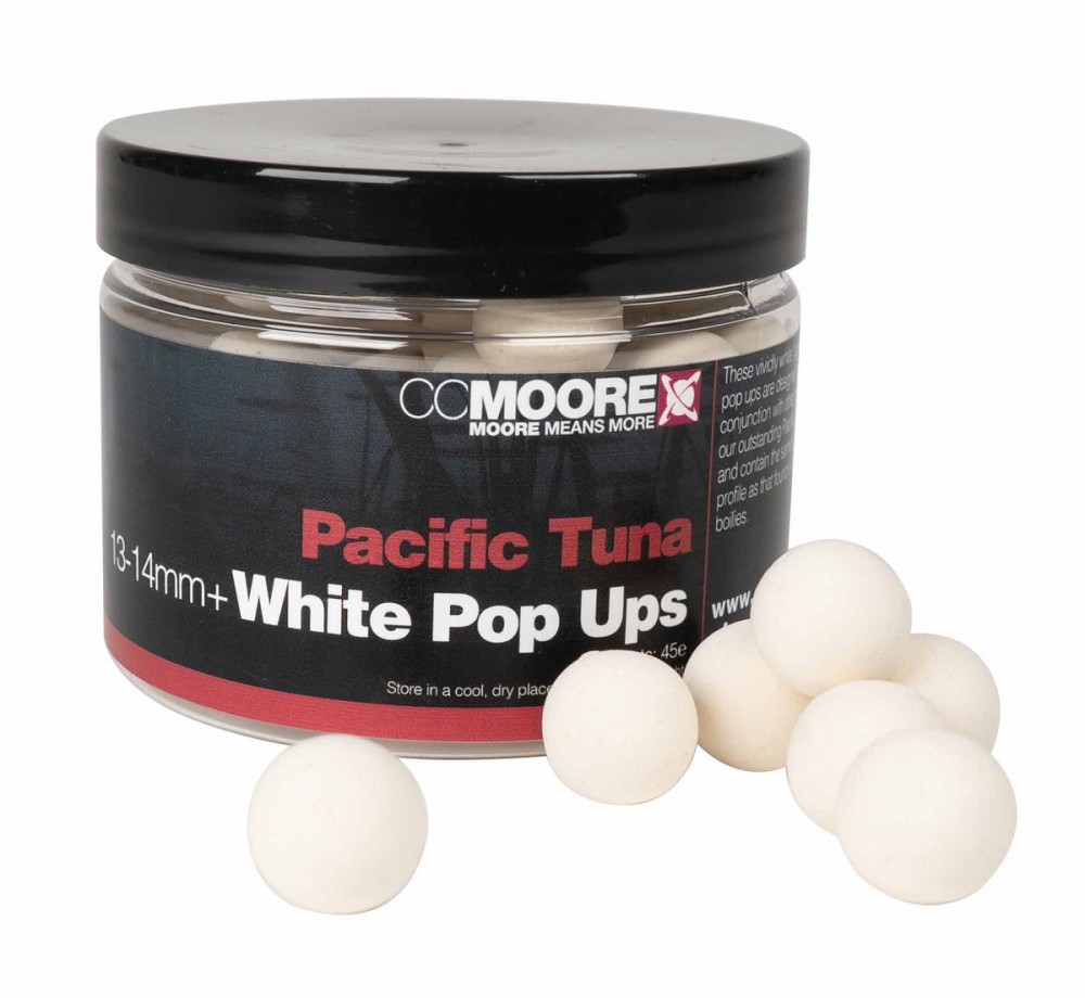 KULKI POP UP PACIFIC TUNA WHITE 13-14mm CC MOORE