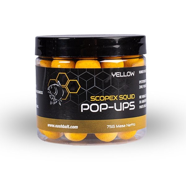 KULKI POP UP SCOPEX SQUID YELLOW 20mm 75g NASH