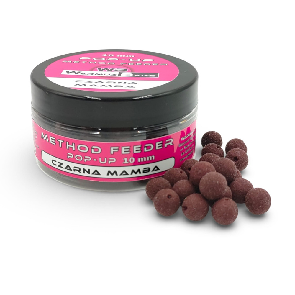 KULKI WARMUZ BAITS POP UP CZARNA MAMBA 10mm