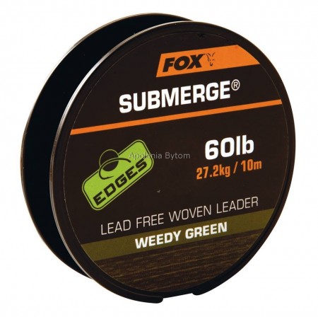 LEADER LEAD FREE FOX SUBMERGE GREEN 45lb 10m