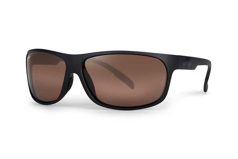 OKULARY MATT BLACK WRAP SUNGLASSES FOX RAGE