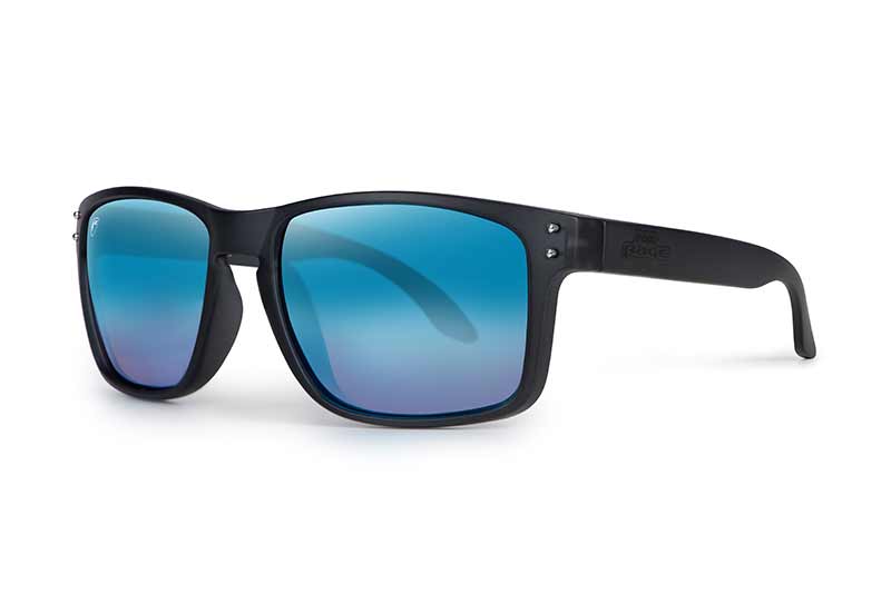 OKULARY TRANS BLACK BROWN LENS MIRROR FOX RAGE