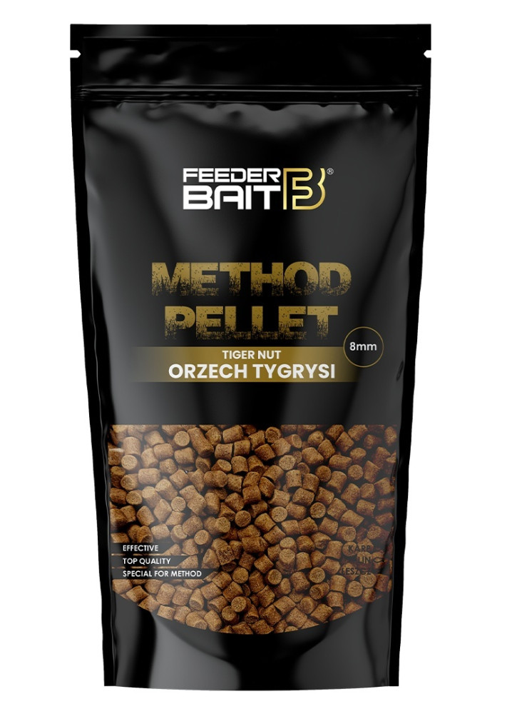 PELLET FEEDER BAIT 8mm 800g ORZECH TYGRYSI