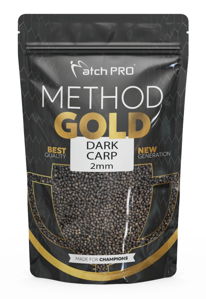 PELLET MATCH PRO GOLD METHOD DARK CARP 2mm 700g