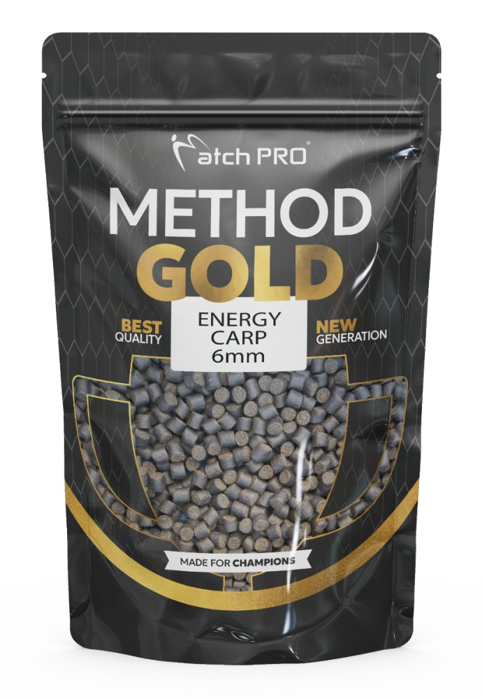 PELLET MATCH PRO GOLD METHOD ENERGY CARP 6mm 700g