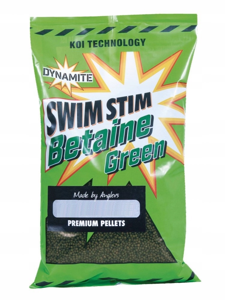 PELLET SWIM STIM BETAINE GREEN DYNAMITE BAITS 3mm