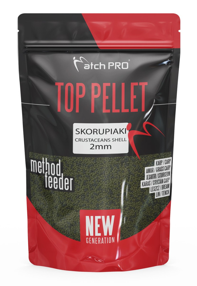 PELLET TOP SKORUPIAKI 2mm 700g MATCH PRO