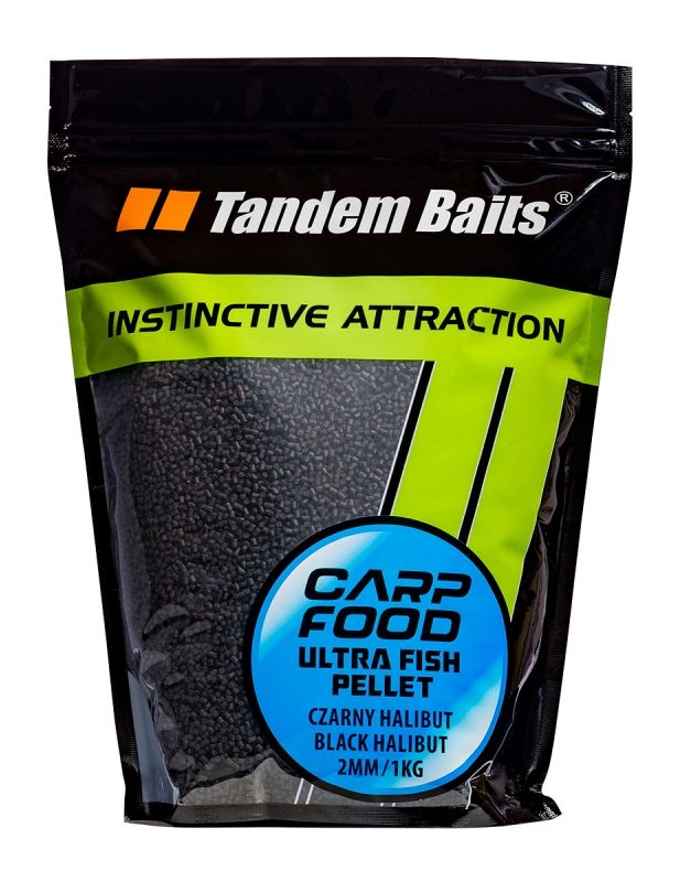 PELLET ULTRA FISH CZARNY HALIBUT 2mm 1kg TANDEM