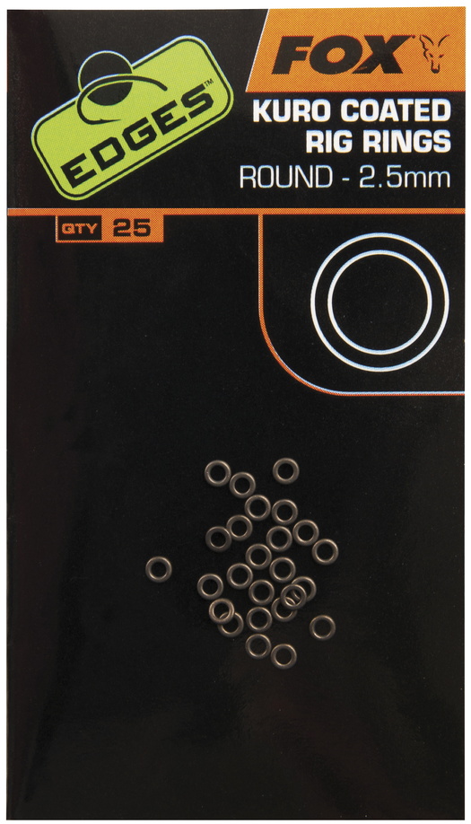 PIERŚCIENIE KURO O RINGS FOX 2,5mm SMALL x 25pc