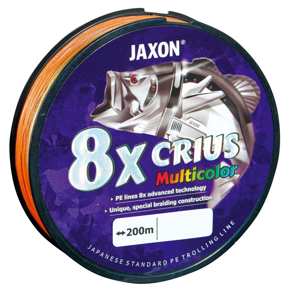 PLECIONKA CRIUS 8X MULTICOLOR 0,20mm 200m JAXON