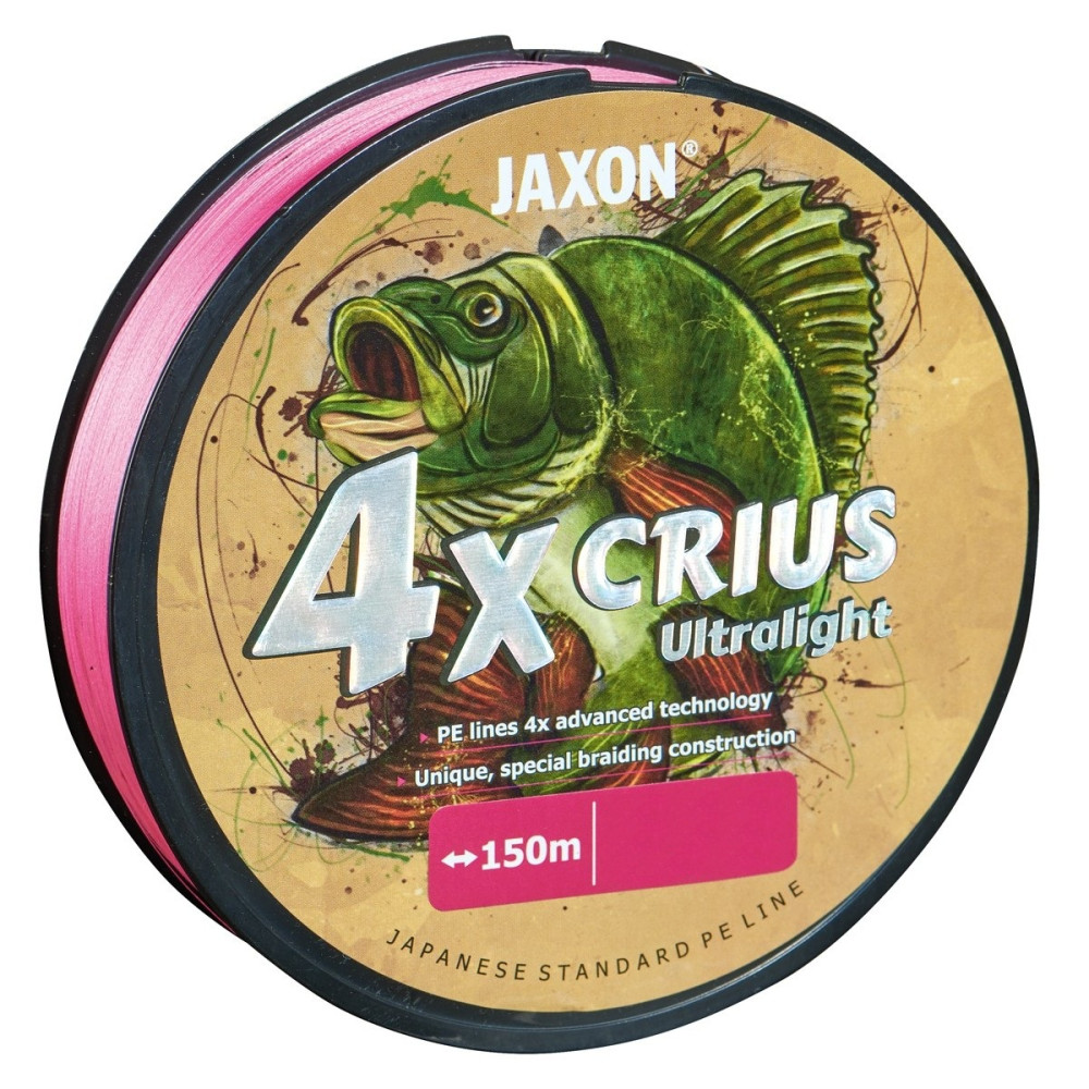 PLECIONKA JAXON CRIUS 4X ULTRALIGHT PINK 0,042mm