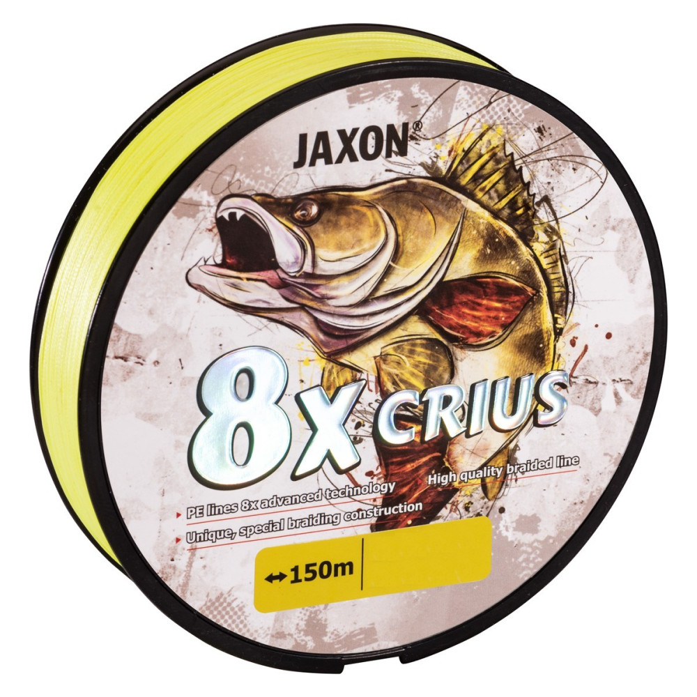 PLECIONKA JAXON CRIUS 8X FLUO 0,22mm 22kg 150m