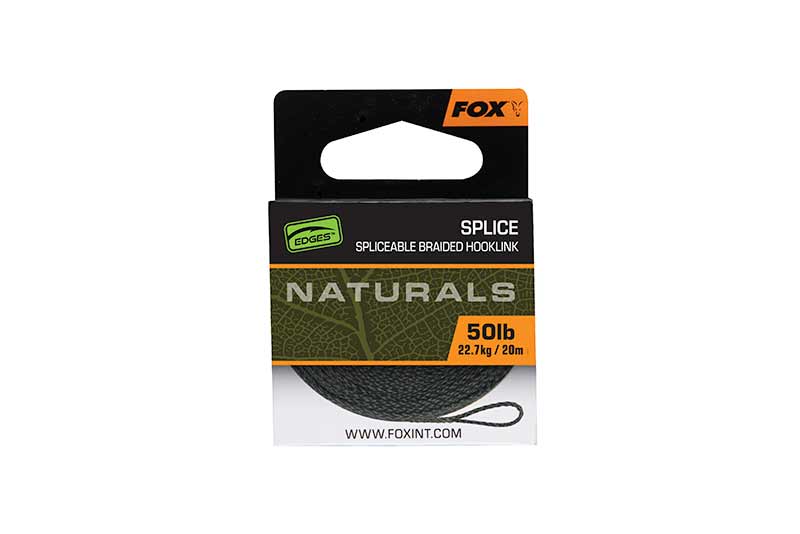 PLECIONKA NATURALS SPLICE HOOKLENGTH 50lb 20m FOX