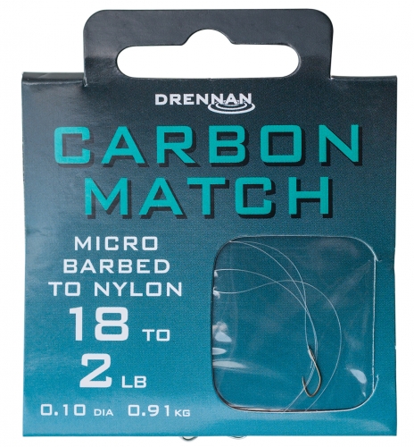 PRZYPON CARBON MATCH 18 na 0,10mm DRENNAN