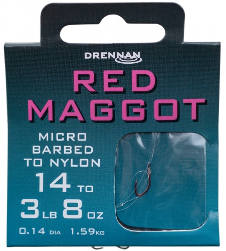 PRZYPON RED MAGGOT 16 na 0,14mm DRENNAN