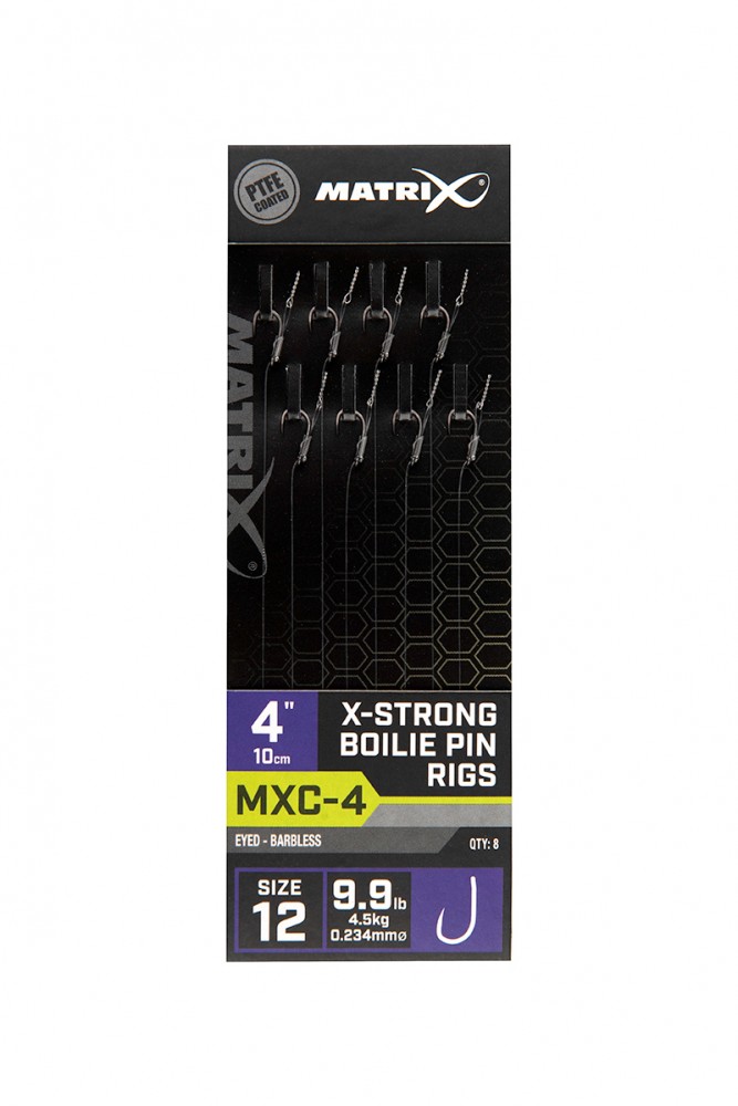 PRZYPONY MXC-4 BOILIE PIN 0,234mm hak 12 MATRIX