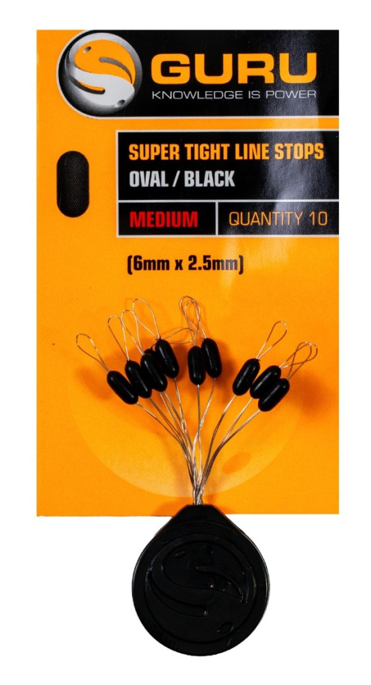 STOPERY GURU SUPER TIGHT LINE STOPS OVAL MEDIUM