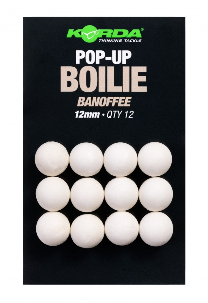SZTUCZNE KULKI KORDA POP UP BANOFFEE 12mm 12szt
