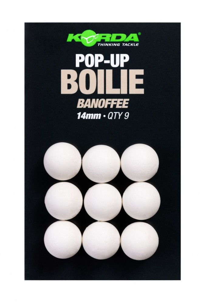 SZTUCZNE KULKI KORDA POP UP BANOFFEE 14mm 9szt