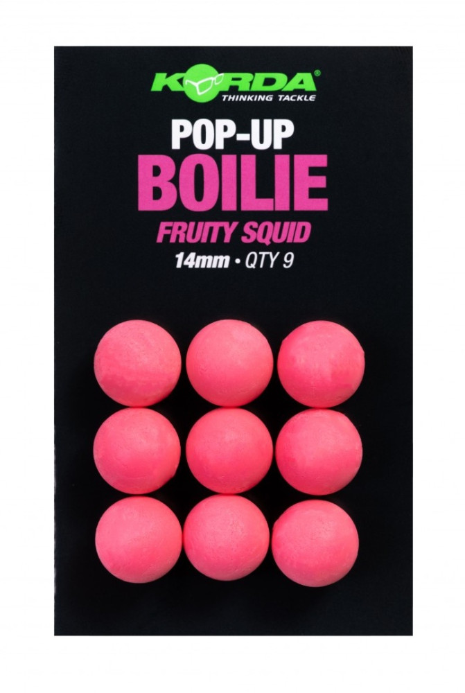 SZTUCZNE KULKI KORDA POP UP FRUITY SQUID 14mm 9szt