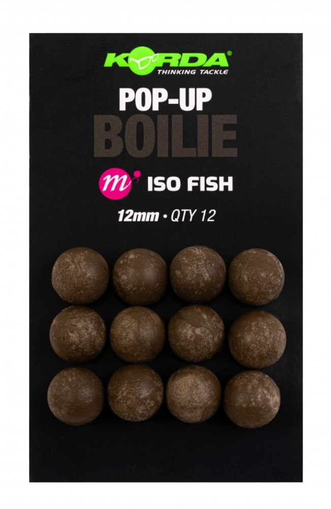 SZTUCZNE KULKI KORDA POP UP ISO FISH 12mm 12szt