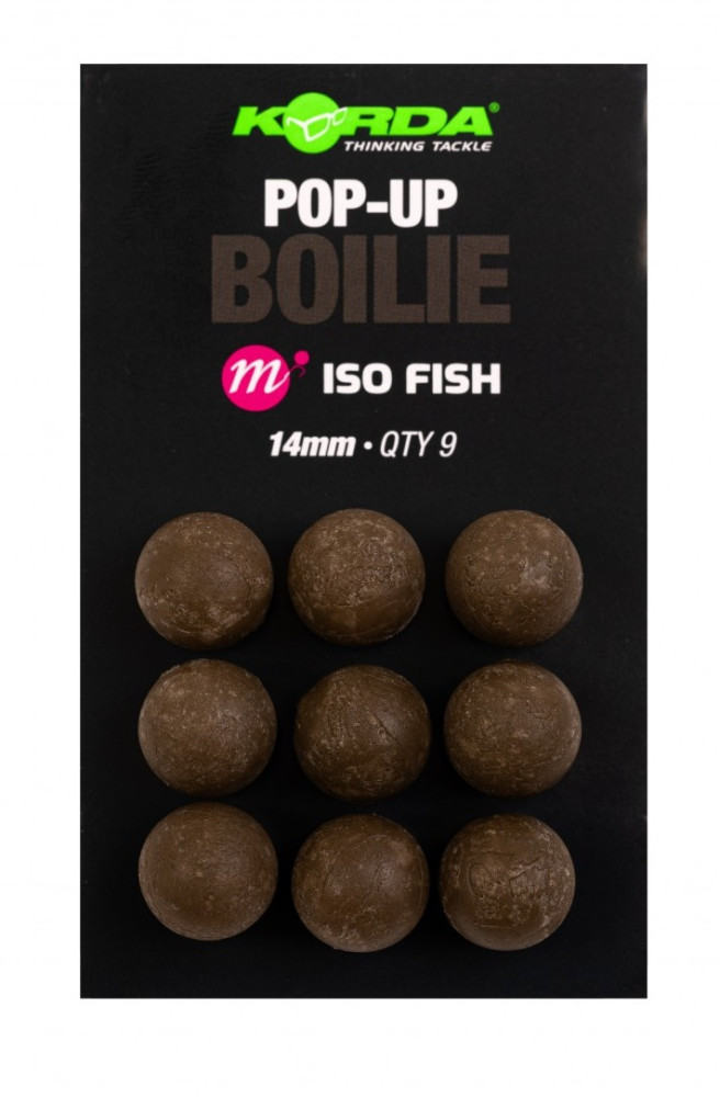 SZTUCZNE KULKI KORDA POP UP ISO FISH 14mm 9szt