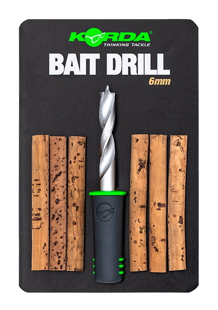 WIERTO 6mm BAIT DRILL + KORKI KORDA
