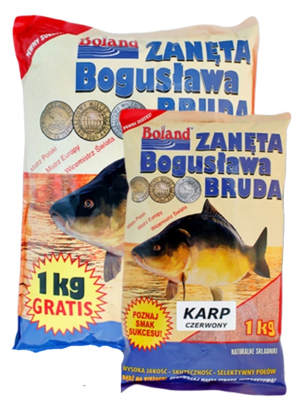 ZANTA KARP CZERWONY TRUSKAWKA 1kg BOLAND BRUDA