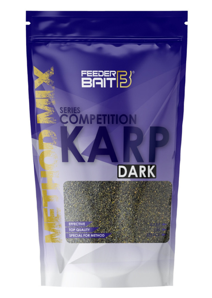 ZANĘTA METHOD COMPETIT KARP DARK 800g FEEDER BAIT