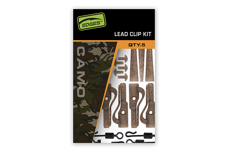 ZESTAW FOX EDGES CAMO LEAD CLIP KIT 5szt
