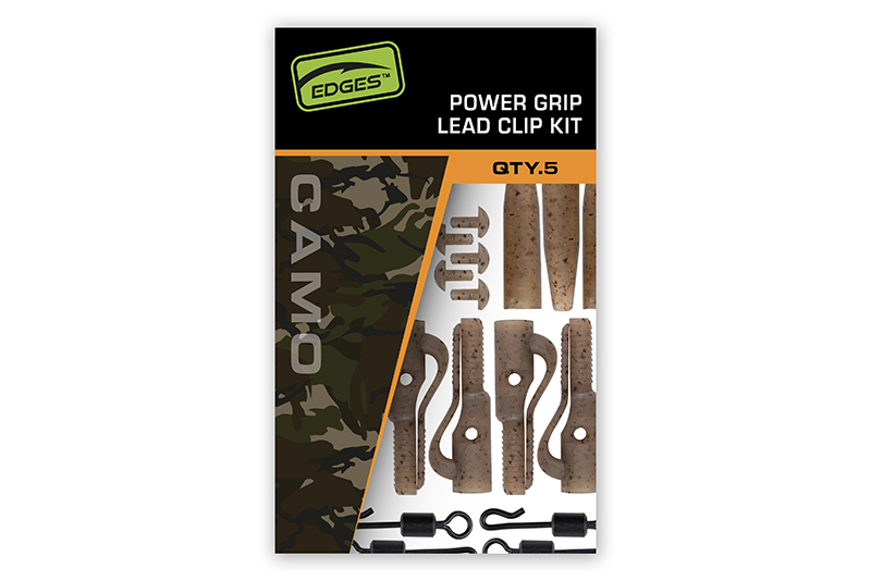 ZESTAW FOX EDGES CAMO POWERGRIP LEAD CLIP KIT 5szt