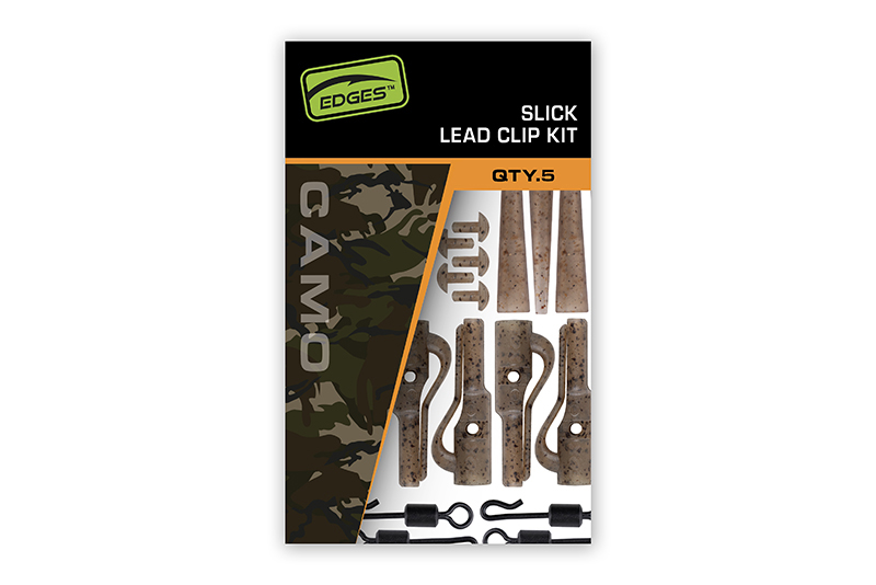 ZESTAW FOX EDGES CAMO SLICK LEAD CLIP KIT 5szt