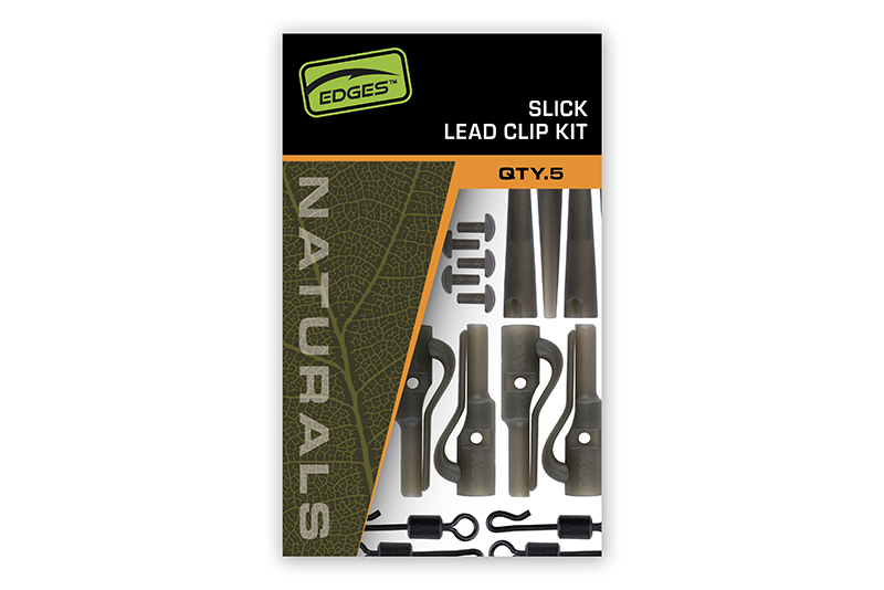 ZESTAW FOX EDGES NATURALS SLICK LEAD CLIP KIT 5szt