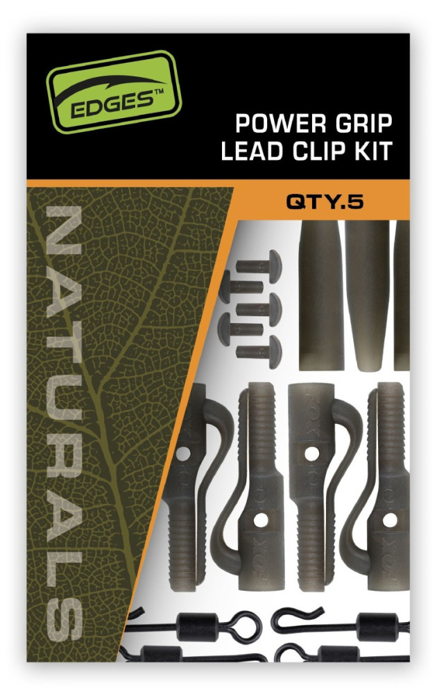 ZESTAW FOX NATURALS POWER GRIP LEAD CLIP KIT 5szt